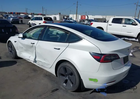 2023 Tesla Model 3 Rear-Wheel Drive from USA, damaged, VIN 5YJ3E1EA5PF548027